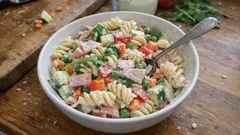 Leichter Nudelsalat mit Joghurtdressing – schnell gemacht und herrlich frisch