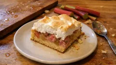 Rhabarberkuchen mit Baiser: so gelingt die fruchtige Frühlingsklassik ganz entspannt