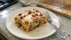 Sauerkrautlasagne mit Speck und Mozzarella – herzhaftes Ofengericht für die Familie