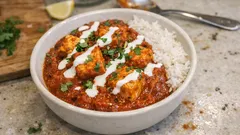 Paneer in Tomatensoße wie beim Inder – cremig, würzig und ganz ohne Fleisch