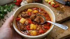 Kesselgulasch wie vom Lagerfeuer: deftig, würzig und ganz einfach im Topf