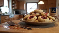 Wiener Kolatschen mit Johannisbeergelee – zarte Plätzchen, die immer gelingen