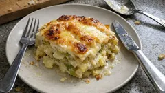 Porree-Auflauf mit Kartoffeln und Reblochon – cremig, herzhaft und ganz einfach