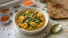 Blumenkohl-Curry mit Linsen und Pistazien – cremig, würzig und ganz einfach gemacht