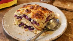 Diese Kohl-Lasagne mit Apfel bringt frischen Schwung in die Winterküche