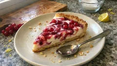Johannisbeer-Tarte mit Quarkcreme: So gelingt der fruchtige Swirl ganz einfach