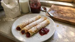 Pfannkuchen ohne Ei: So werden sie mit Mineralwasser schön locker und zart