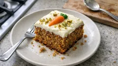 Saftiger Möhrenkuchen vom Blech mit Mascarpone-Topping – schnell gemacht