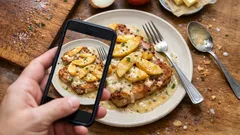 Schweinekoteletts mit Apfel & Calvadossauce – so werden sie besonders saftig