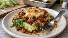 Herzhafter Wirsingauflauf mit Hackfleisch – einfach geschichtet und goldbraun überbacken