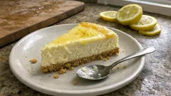 Zitronen-Cheesecake mit Quark und Joghurt – cremig, frisch und gut vorzubereiten