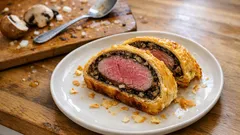 Filet Wellington zu Hause: So wird das Rinderfilet im Blätterteig richtig knusprig