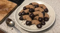 Schoko-Nougat-Kipferl: so werden sie mürbe, zart und herrlich schokoladig