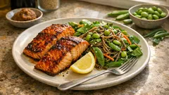 Lachs mit Miso aus dem Ofen – in 15 Minuten mariniert, herrlich saftig