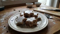 Zarte Zimtsterne mit Haselnuss – so bleibt die Eiweißglasur glatt und weiß