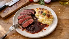 Straußensteak mit Kartoffelgratin – ein feines Rezept für besondere Abende