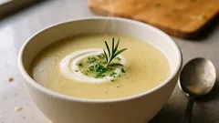 Cremige Gemüsesuppe bei Erkältung – mit Lauch, Sellerie und Kartoffeln