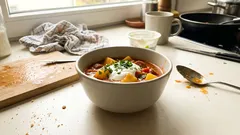 Kartoffelgulasch mit Paprika – sämiger Veggie-Eintopf, der auch am nächsten Tag schmeckt