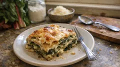 Mangold-Lasagne wie selbst gemacht: cremig, würzig und goldbraun überbacken