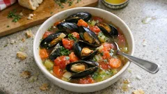 Muschelsuppe mit Gemüse: leicht, aromatisch und überraschend einfach gekocht