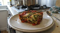 Gemüselasagne mit Aubergine & Ricotta – cremig, würzig und richtig entspannt